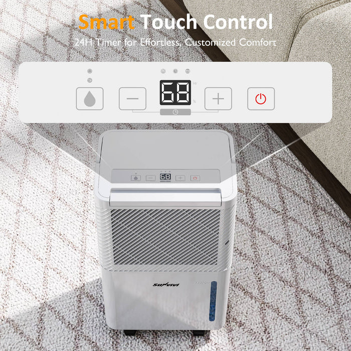 22 Pints Dehumidifier for Home: 1500 Sq.Ft Dehumidifiers