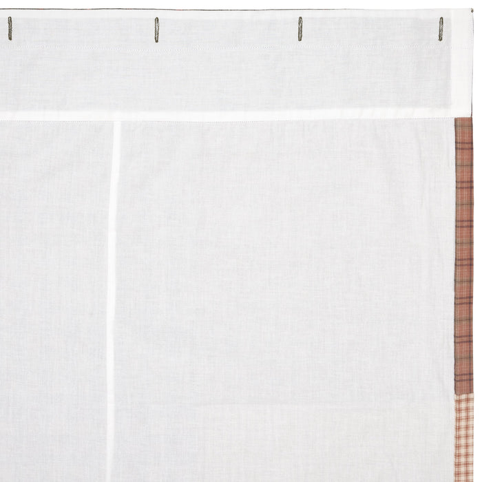 Crosswoods Patchwork Shower Curtain 72x72
