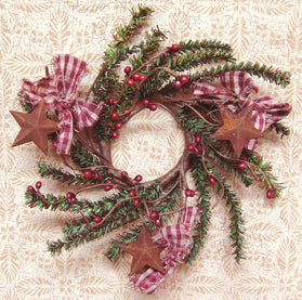 Homespun Pine Ring  2"