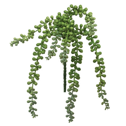 Dark Green String of Pearls Pick - 15.5"