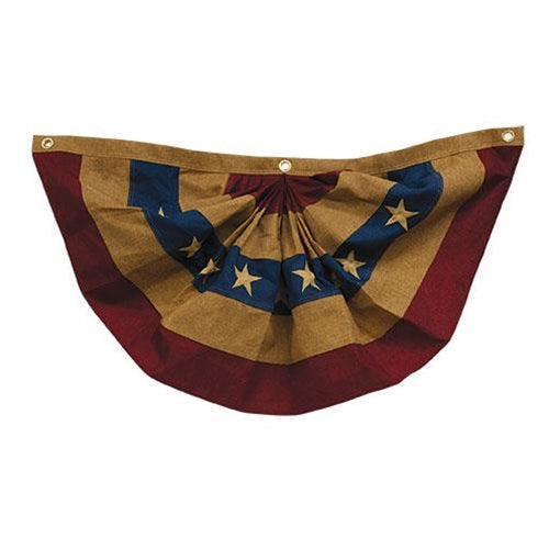 Burlap Americana Bunting 72" x 36"