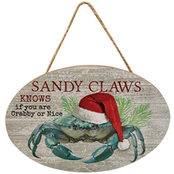 Christmas by the Sea Wooden Ornament - 3 Asstd.