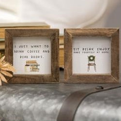 Sit Relax Enjoy Mini Frame 2 Asstd.