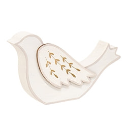 2/Set - Gold Leaf Wooden Dove Sitters