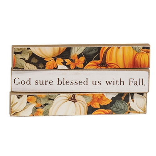 3/Set - Blessed Us With Fall Mini Sticks