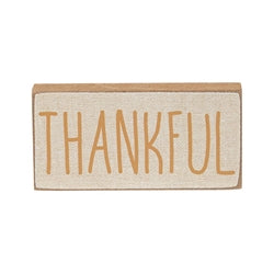 Fall Words Mini Block - 3 Asstd.