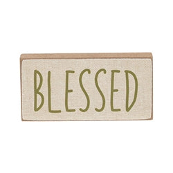 Fall Words Mini Block - 3 Asstd.