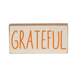 Fall Words Mini Block - 3 Asstd.