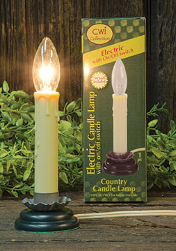 5" Country Candle Lamp