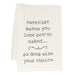 Exercise Makes You Look Better Naked Dish Towel