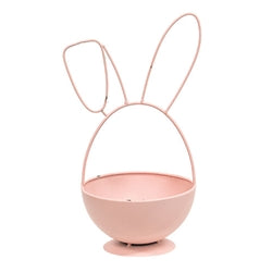 2/Set - Distressed Metal Bunny Egg Bowls