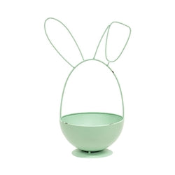 2/Set - Distressed Metal Bunny Egg Bowls