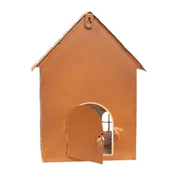 Metal Gingerbread House Luminary - 12"H