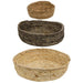 3/Set Corn Husk Rope Basket Trays