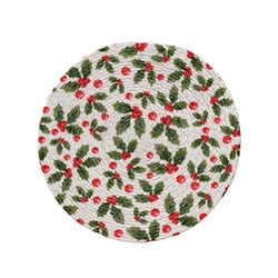 2/Set - Holly Placemat & Trivet