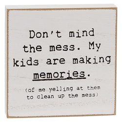 Strong Woman Strong Kids Mini Square Block - 3 Asstd.