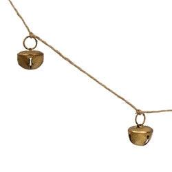 Vintage Gold Sleighbells Garland - 4 Ft.