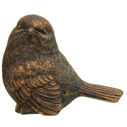 Mini Bronze Finish Resin Bird - 4 Asstd.