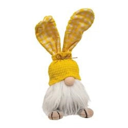 *Gingham Waffle Bunny Gnome 3 Asstd.