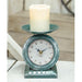Vintage Blue Old Town Scale Clock
